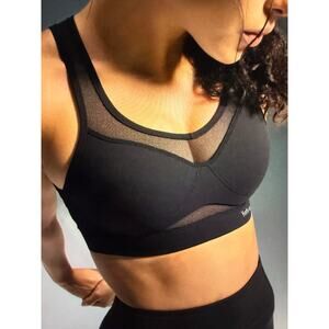 NWT Yvette Shift V-Neck Mesh Padded Running Bra Size XL